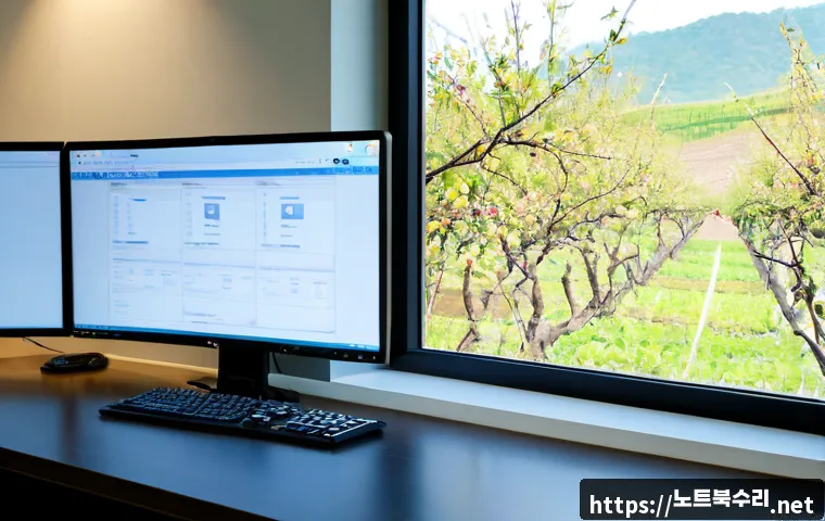 장호원 STATUS_UNSUCCESSFUL - Photorealistic remote-support workstation in a quiet Janghowon office, technician viewing a blank sy...