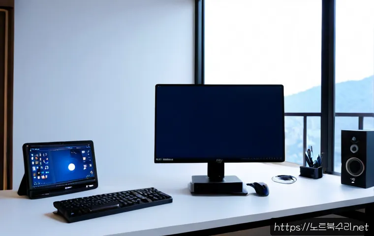 오전동 STATUS_KERNEL_THREAD_FAILURE - Photorealistic product design workstation in a quiet Ojeong-dong apartment studio, dual monitors sho...