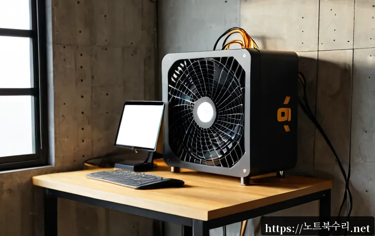 입정동 STATUS_DEVICE_NOT_READY - Photorealistic compact design workstation in an Euljiro-style light-industrial studio, CAD-like geom...