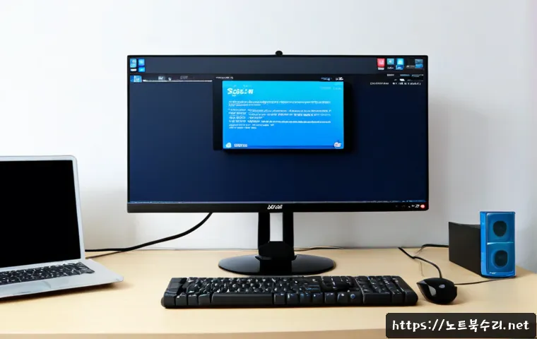 삼전동 윈도우8 windows8 재설치 포맷  초기화 - Photorealistic remote computer-support workstation in a compact Samjeon-dong apartment office, deskt...