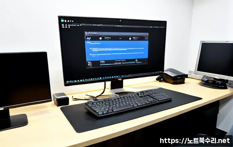 서계동 macosX재설치 포맷  초기화 - Photorealistic IT support workstation in Seogye-dong, Seoul, a sleek all-in-one desktop being secure...