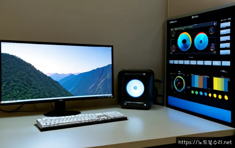 포천시 STATUS_KERNEL_DISK_ERROR - Photorealistic IT support workstation in a Pocheon-area engineering office, a silent desktop tower o...
