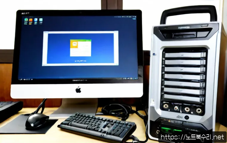 선원면 FAT_FILE_SYSTEM - Photorealistic remote-support workstation in a quiet Seonwon-myeon farmhouse office, technician exam...