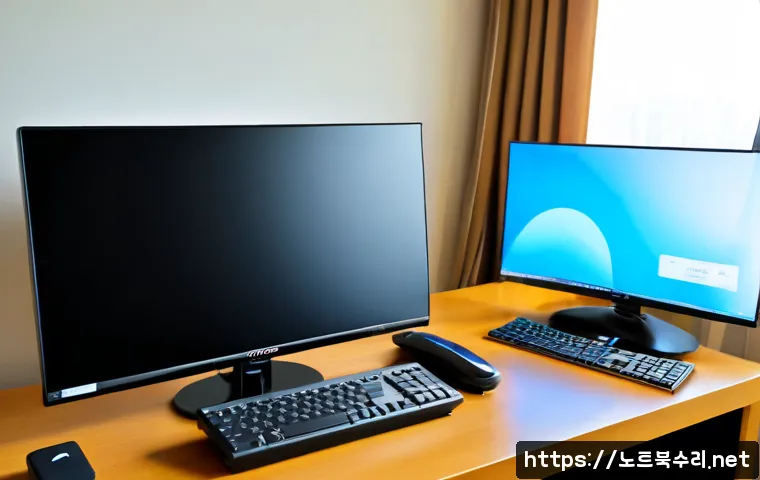 범박동 맥윈도우 부트캠프_bootcamp 재설치 포맷 초기화 - Photorealistic remote-support workstation in a compact apartment near Beombak-dong, a sleek all-in-o...