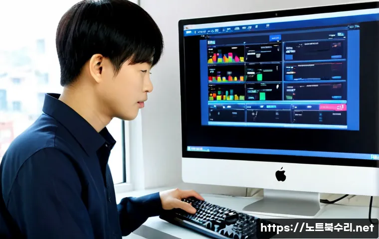 송포동 STATUS_PAGE_FAULT - Photorealistic remote-support workstation in a quiet suburban Korean apartment near Songpo-dong, dua...