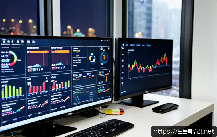 산본동 STATUS_KERNEL_CONNECTION_TIMEOUT - Photorealistic IT support workstation in a modern apartment-office setting, ultrawide monitor showin...