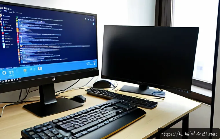 태장동 윈도우10 windows10 재설치 포맷 초기화 - Photorealistic remote computer support workstation in a quiet Taeejang-dong apartment, Windows 10 re...