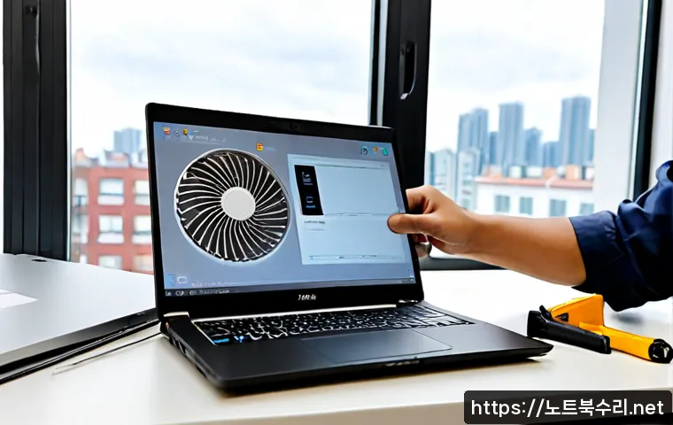 사동 노트북 laptop 출장방문수리점 - Photorealistic onsite laptop repair in a bright apartment workspace, technician carefully replacing ...