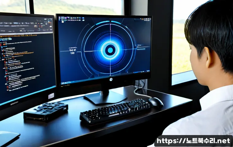 남면 DPC_WATCHDOG_VIOLATION - Photorealistic remote IT support workstation in a quiet Nam-myeon office, ultrawide monitor showing ...
