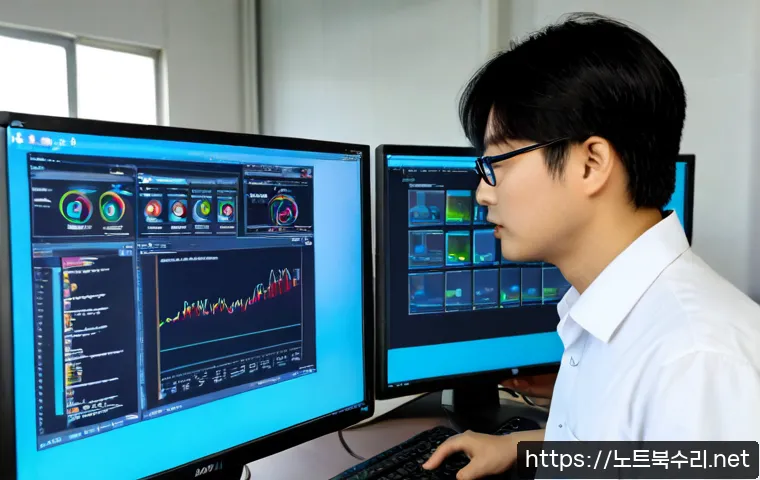 팔탄면 DRIVER_CAUGHT_MODIFYING_FREED_POOL - Photorealistic remote IT support scene in a compact industrial office near Paltan-myeon, engineer ex...