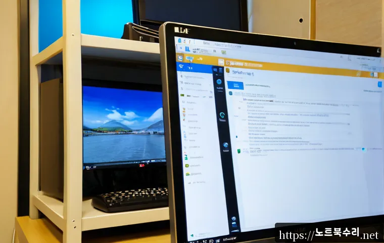 송촌동 BUGCODE_USB_DRIVER - Photorealistic IT support workstation in a compact Songchon-dong apartment office, desktop tower ope...