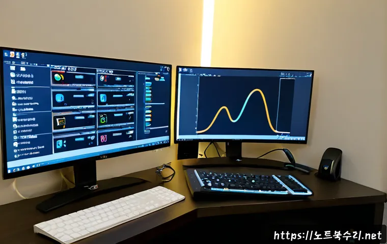 수택동 STATUS_INVALID_PARAMETER - Photorealistic remote-support workstation in a compact Guri apartment office near Sutaek-dong, dual ...