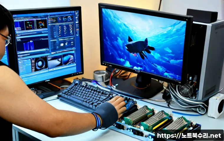 상면 THREAD_STUCK_IN_DEVICE_DRIVER 관련 이미지 1