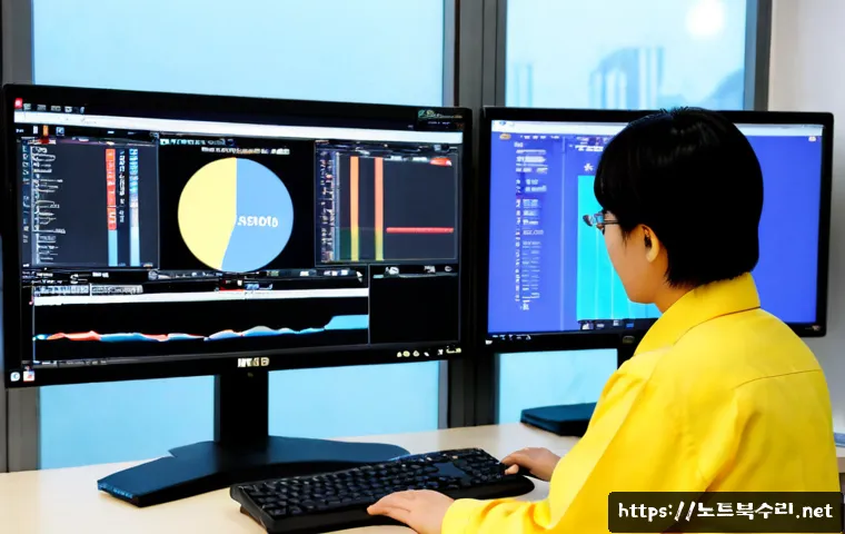 화평동 STATUS_DISK_READ_FAILURE - Photorealistic IT support workstation in Hwapyeong-dong, Incheon, with an open desktop computer towe...