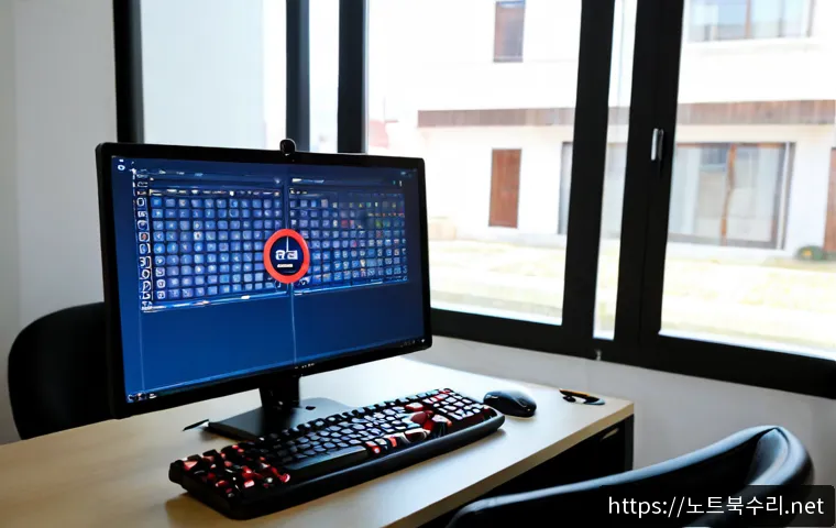 병방동 STATUS_FLOAT_DIVIDE_BY_ZERO - Photorealistic remote-support workstation in a compact Korean apartment office, IT technician analyz...