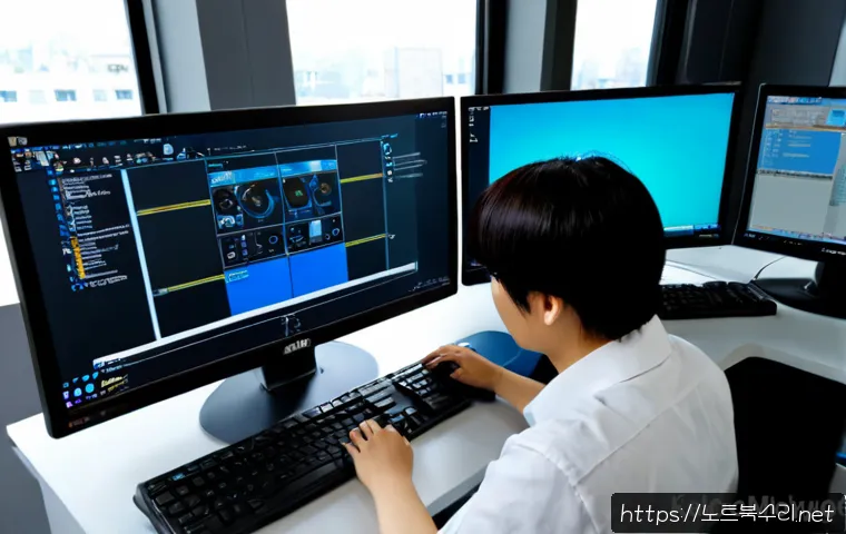 대곶면 조립컴퓨터 pc 출장판매설치 - Photorealistic on-site desktop PC installation in a bright Daegot-myeon small business office, techn...