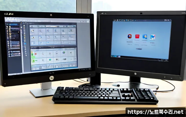 가재동 STATUS_FLOAT_OVERFLOW - Photorealistic software support workstation in a quiet mixed industrial district near Gajae-dong, du...