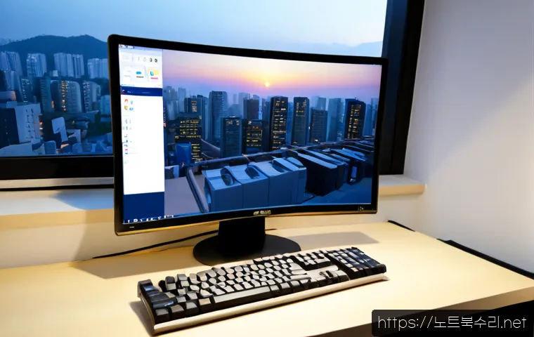 삼송동 BUGCODE_USB_DRIVER - Photorealistic modern workstation in a quiet Samsong-dong apartment, a desktop computer showing a cl...