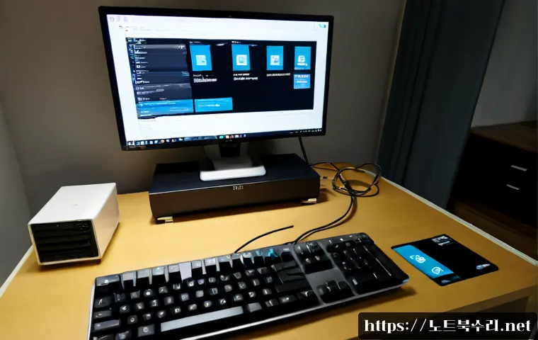 마산동 맥윈도우 부트캠프_bootcamp 재설치 포맷 초기화 - Photorealistic remote-support workstation in Masan-dong, a modern all-in-one desktop showing a clean...