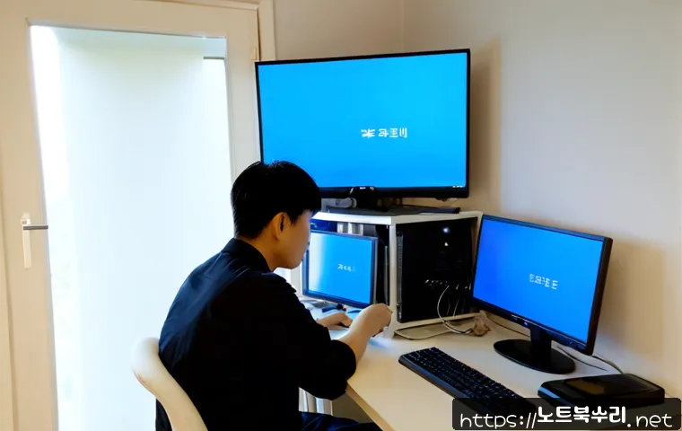 별내면 DRIVER_VERIFIER_DETECTED_VIOLATION - Photorealistic remote-support workstation in a quiet suburban apartment near gentle Korean hillside ...